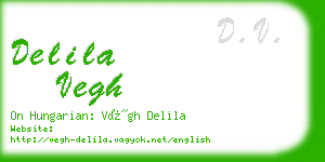 delila vegh business card
